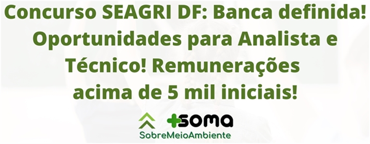 Concurso SEAGRI DF