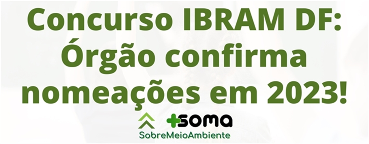 Concurso IBRAM DF