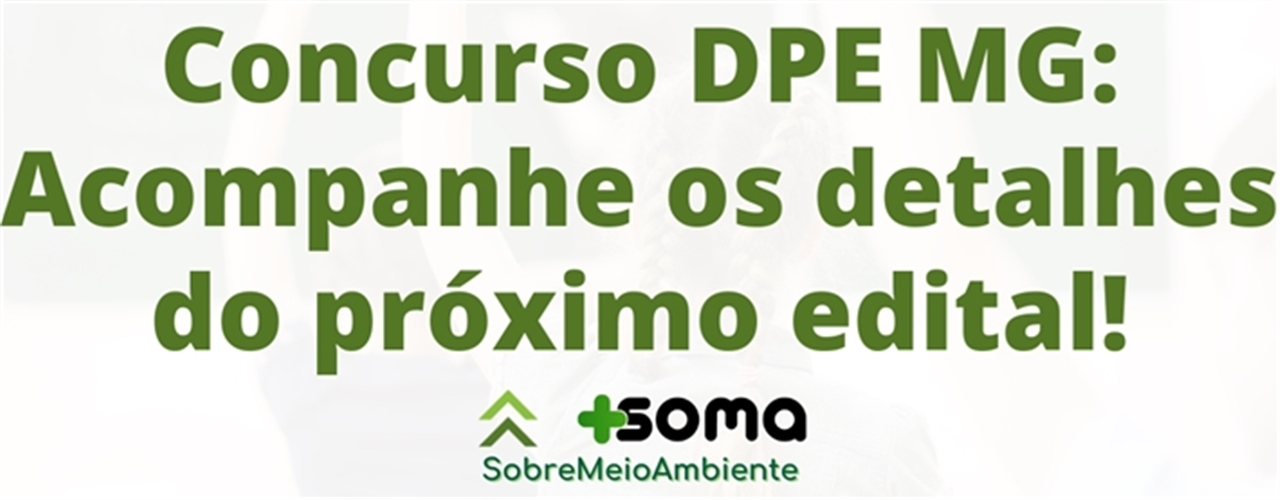 Concurso DPE MG