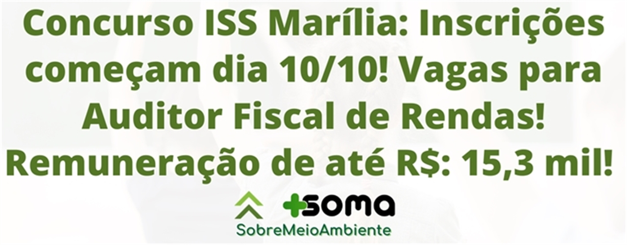 Concurso ISS Marília